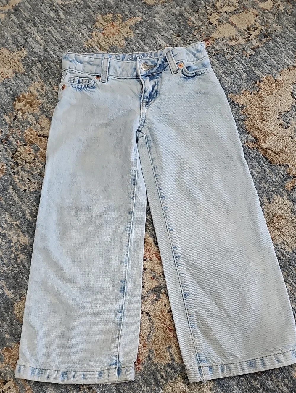 Cat & Jack Light Blue Kids Wide-Leg Jeans